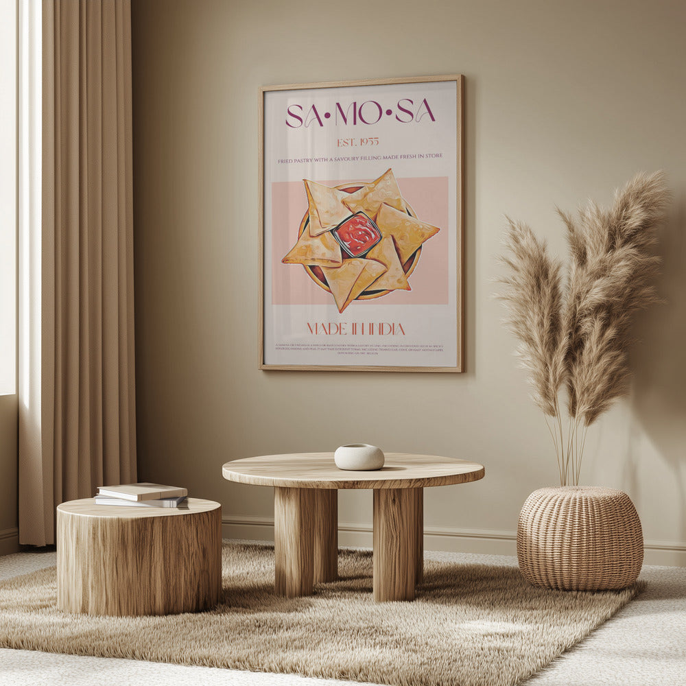 Indiska friterade samosas | Poster