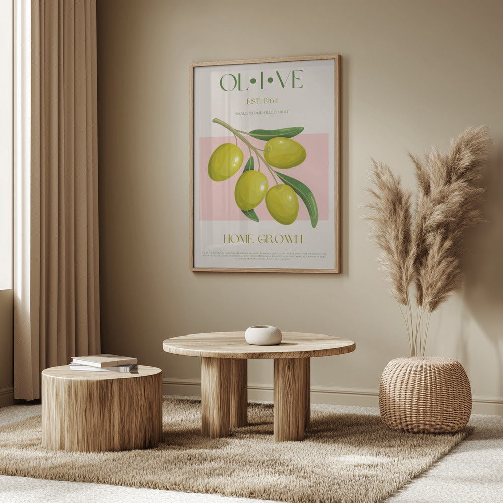 Goldene Oliven-Essenz | Poster