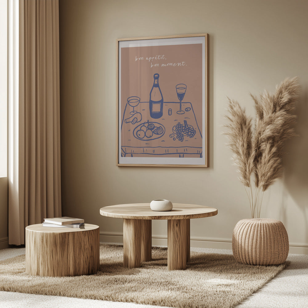 Wine and Fruits | Poster