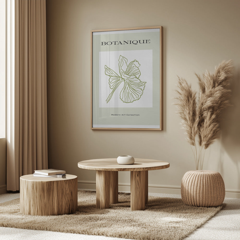 Green Flora Outline | Poster