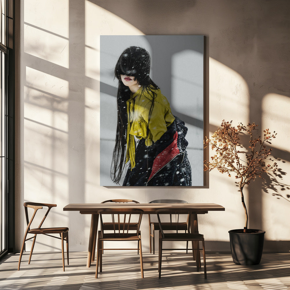Le début de la neige | Tableaux sur Toile