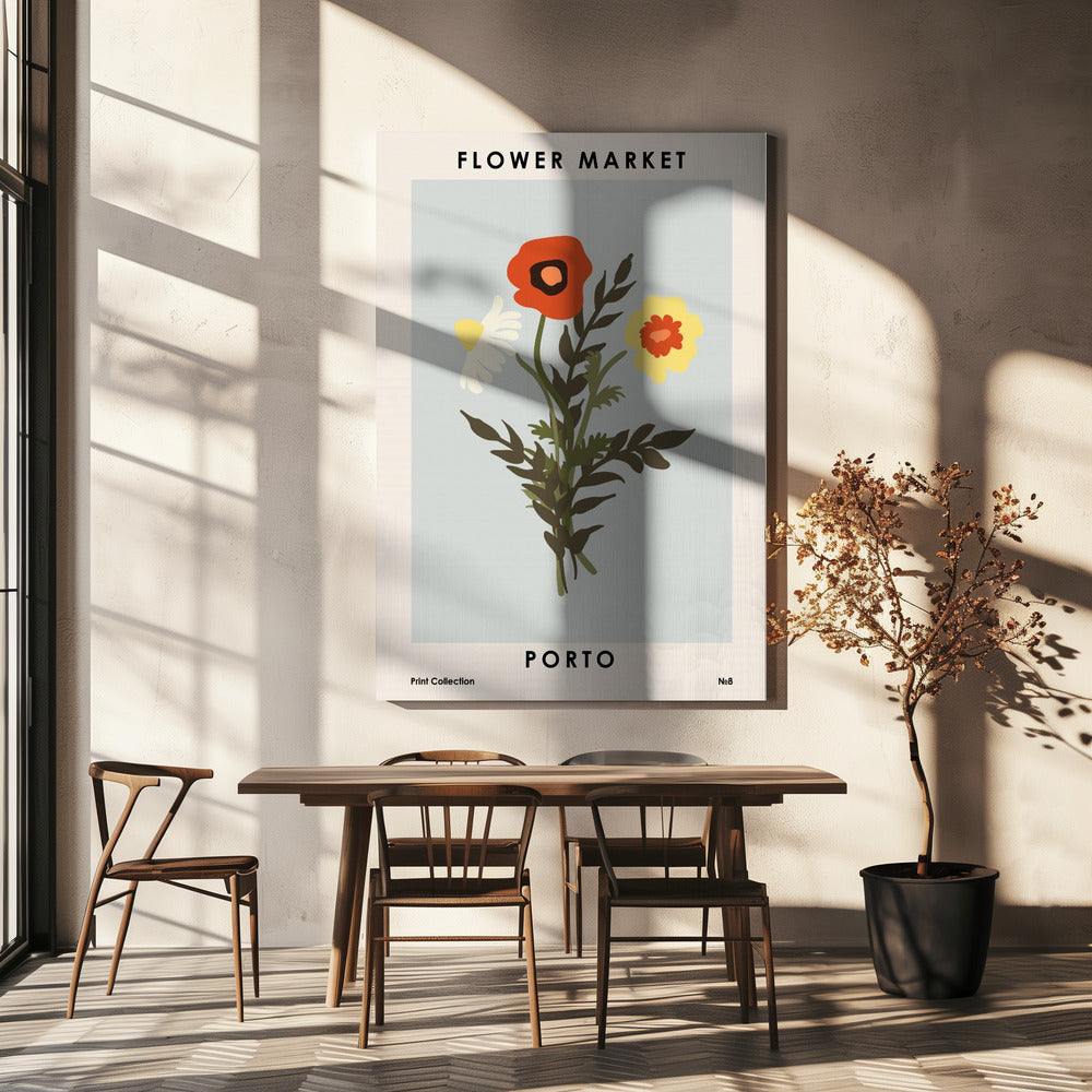 Flower Market Porto | Canvas