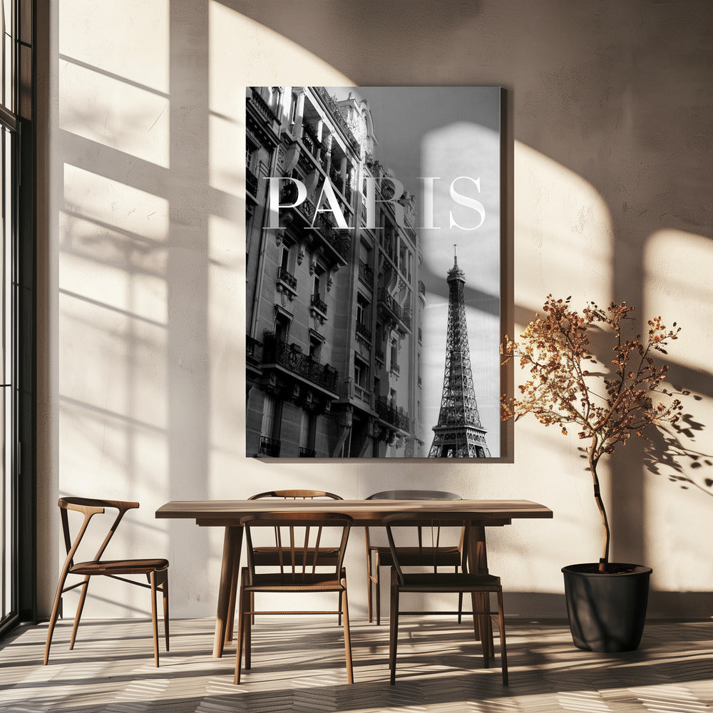 Paris-tekst 3 | Lerretsbilder