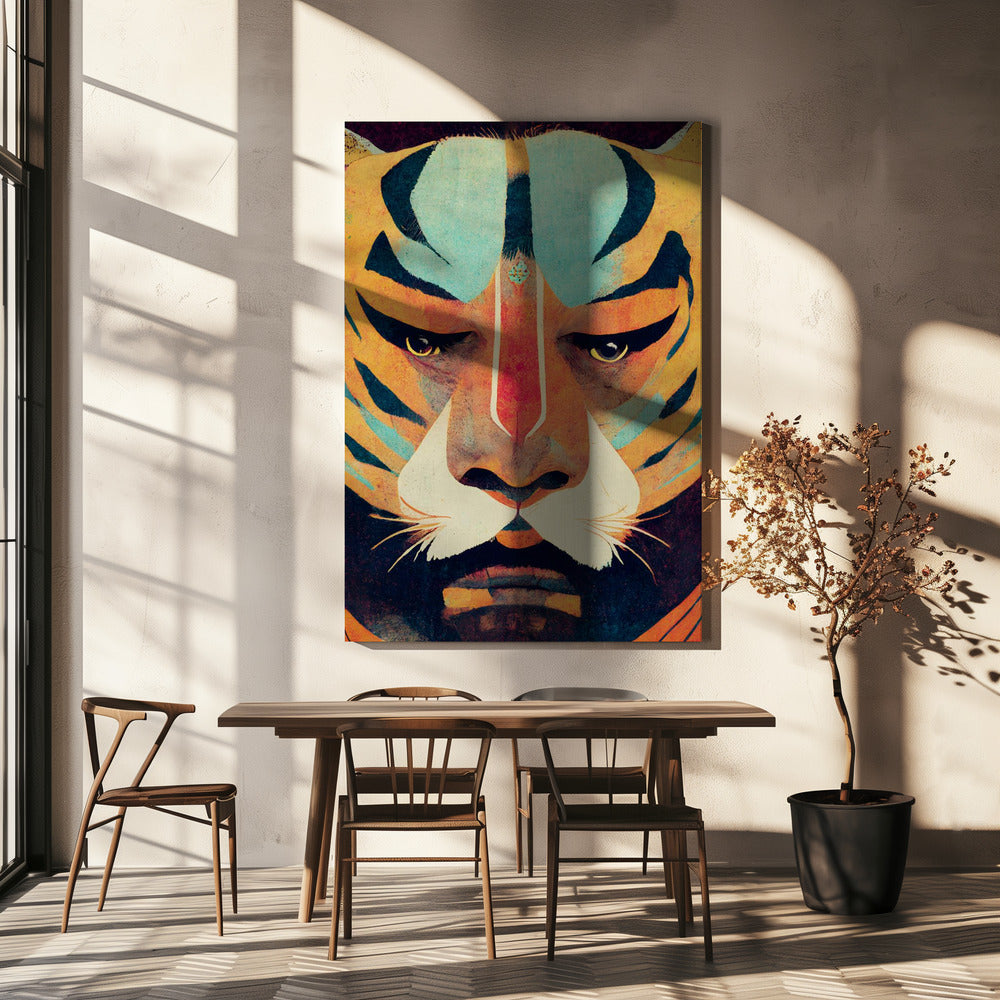 Sterk tiger | Lerretsbilder