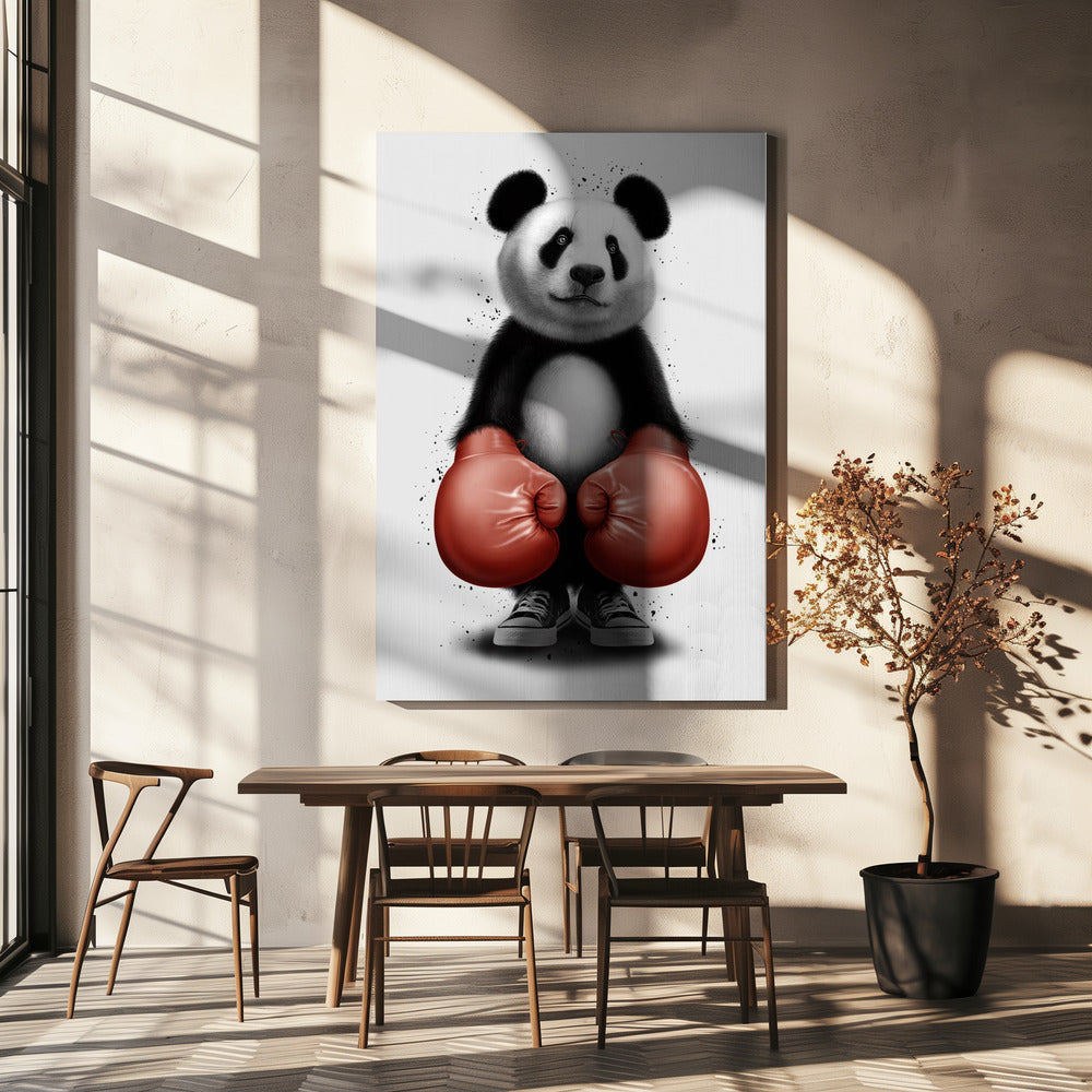 PANDA BOXEADOR | Impresiones en Lienzo