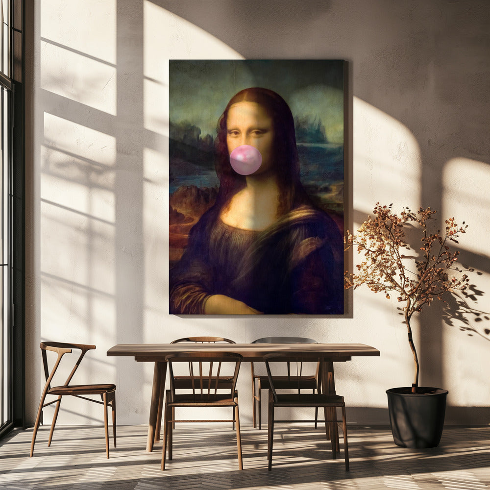 Chewing-gum Mona Lisa | Tableaux sur Toile