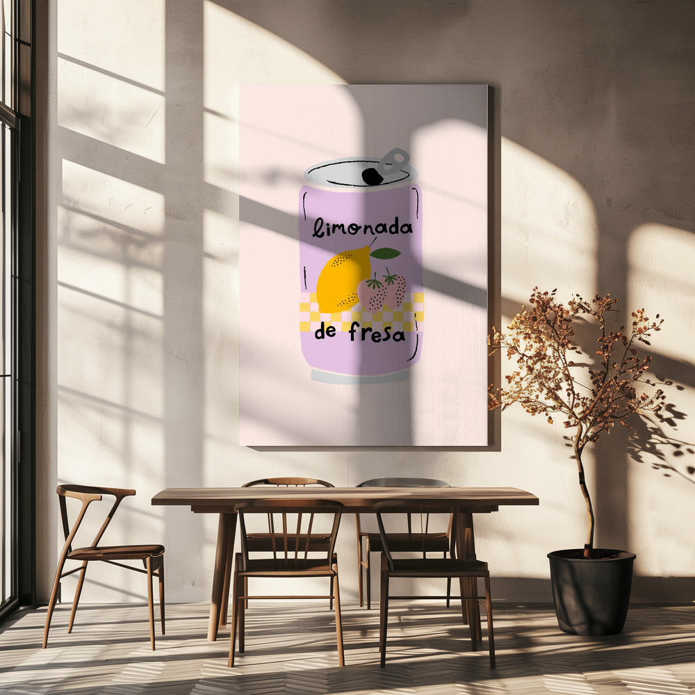 Limonada de fresa | Impresiones en Lienzo