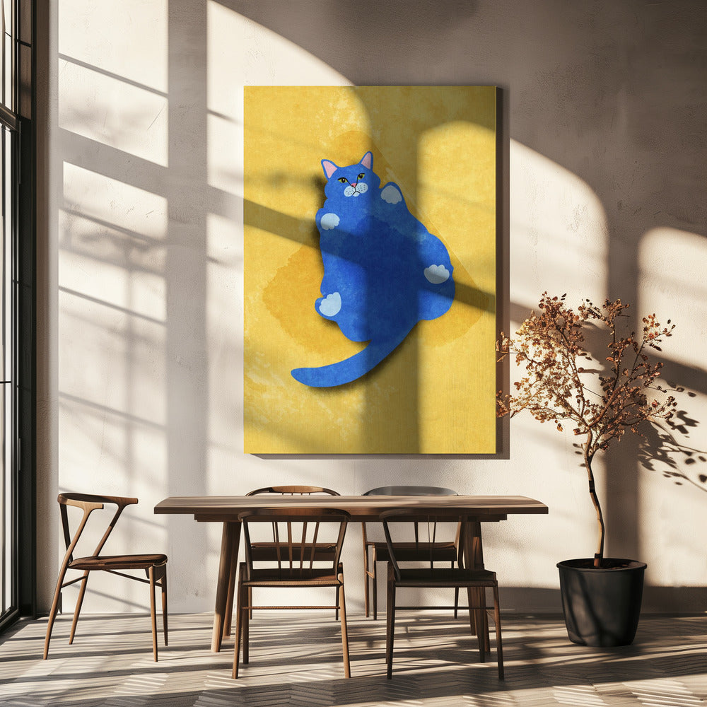 Fette Katze | Leinwand-Bilder