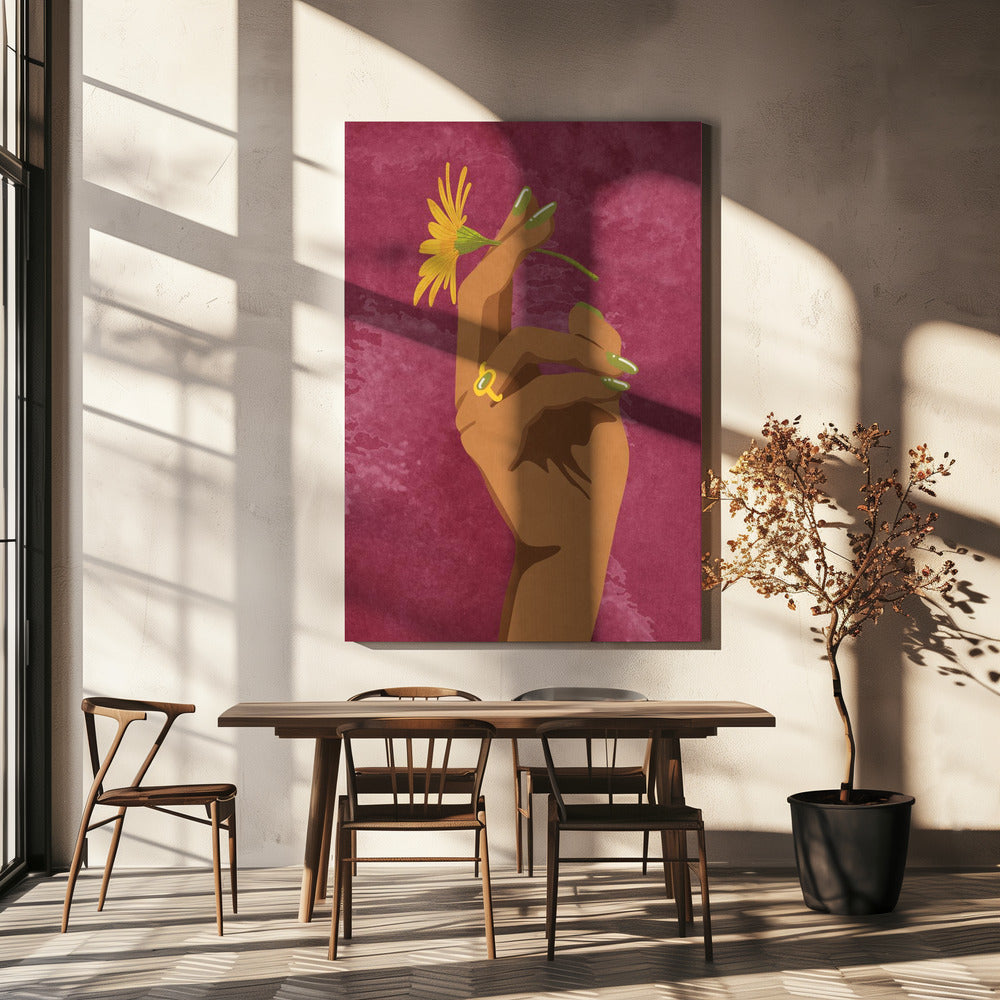 Fleur à fumer | Tableaux sur Toile