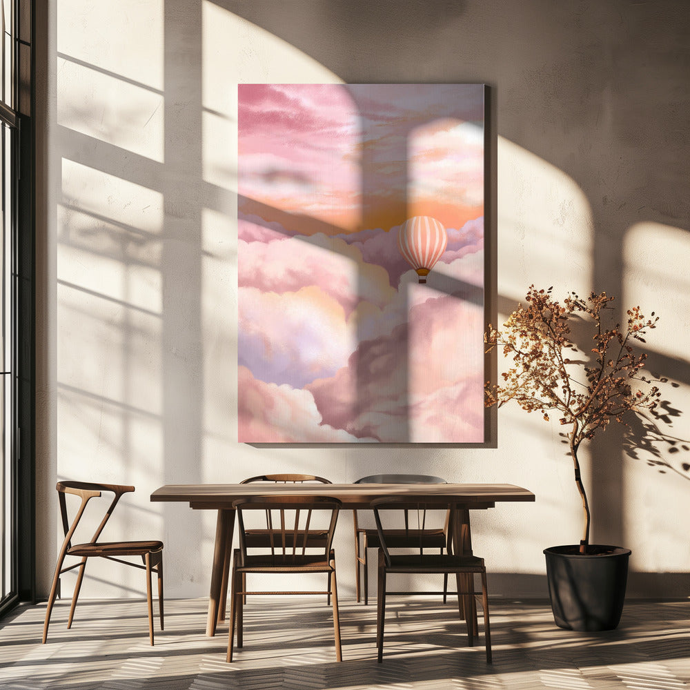 In de wolken | Canvasprints