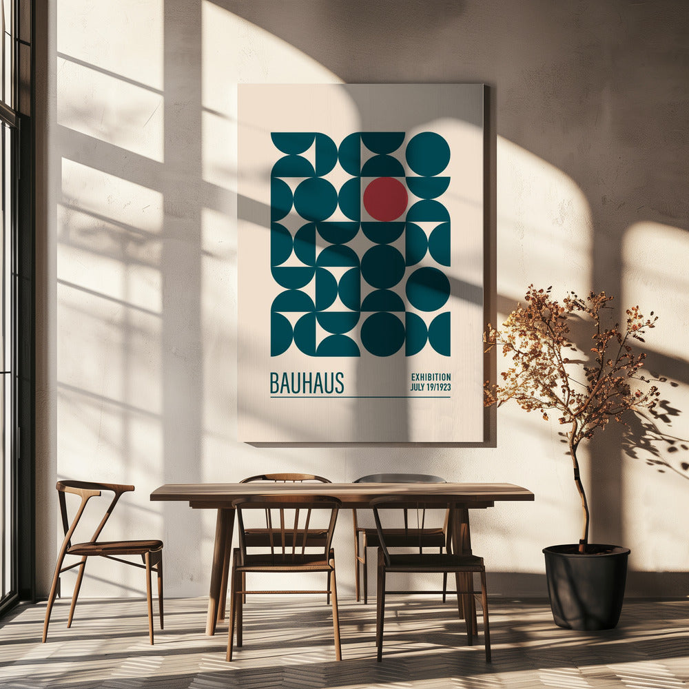 Esferas azules Bauhaus | Impresiones en Lienzo