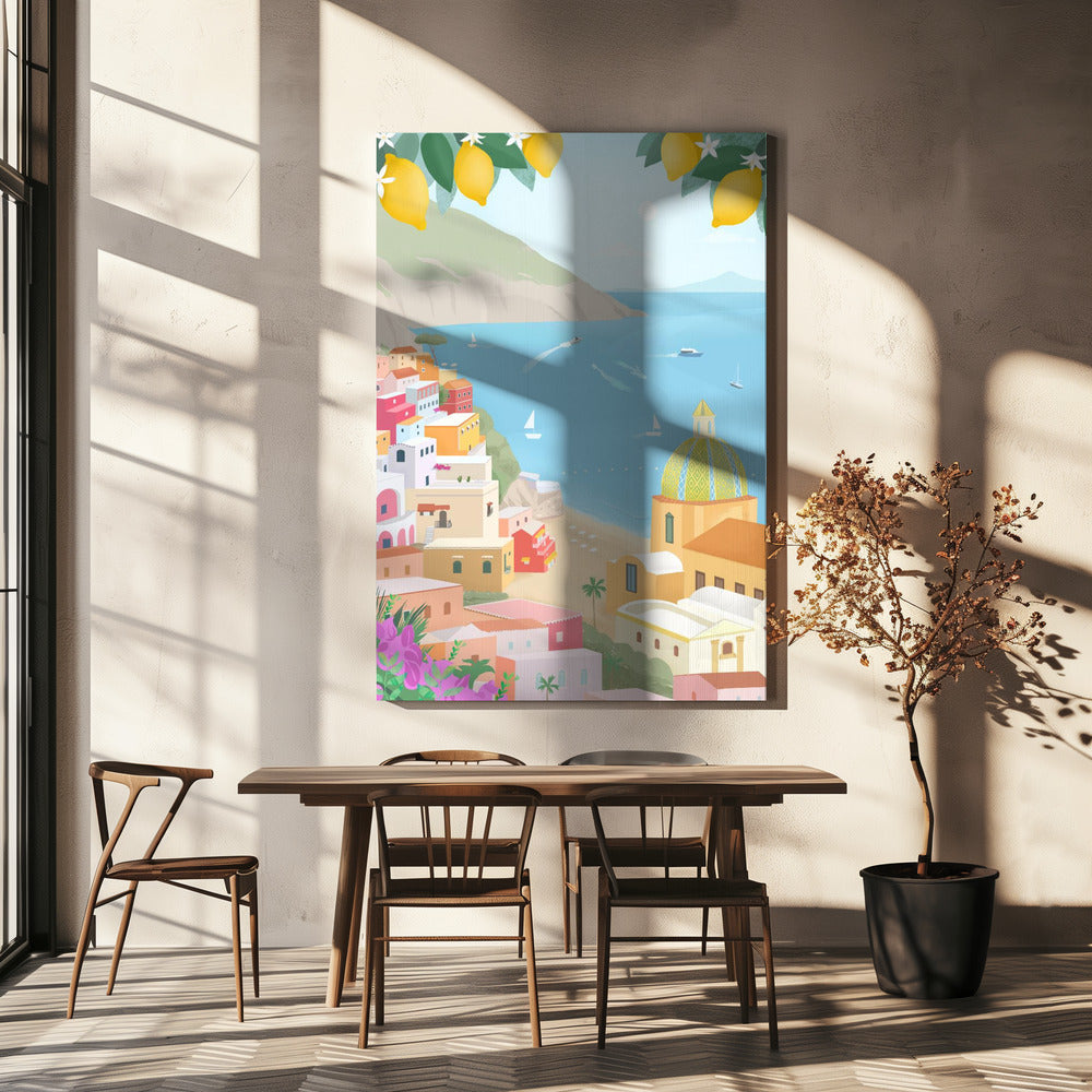Positano, Italien | Leinwand-Bilder