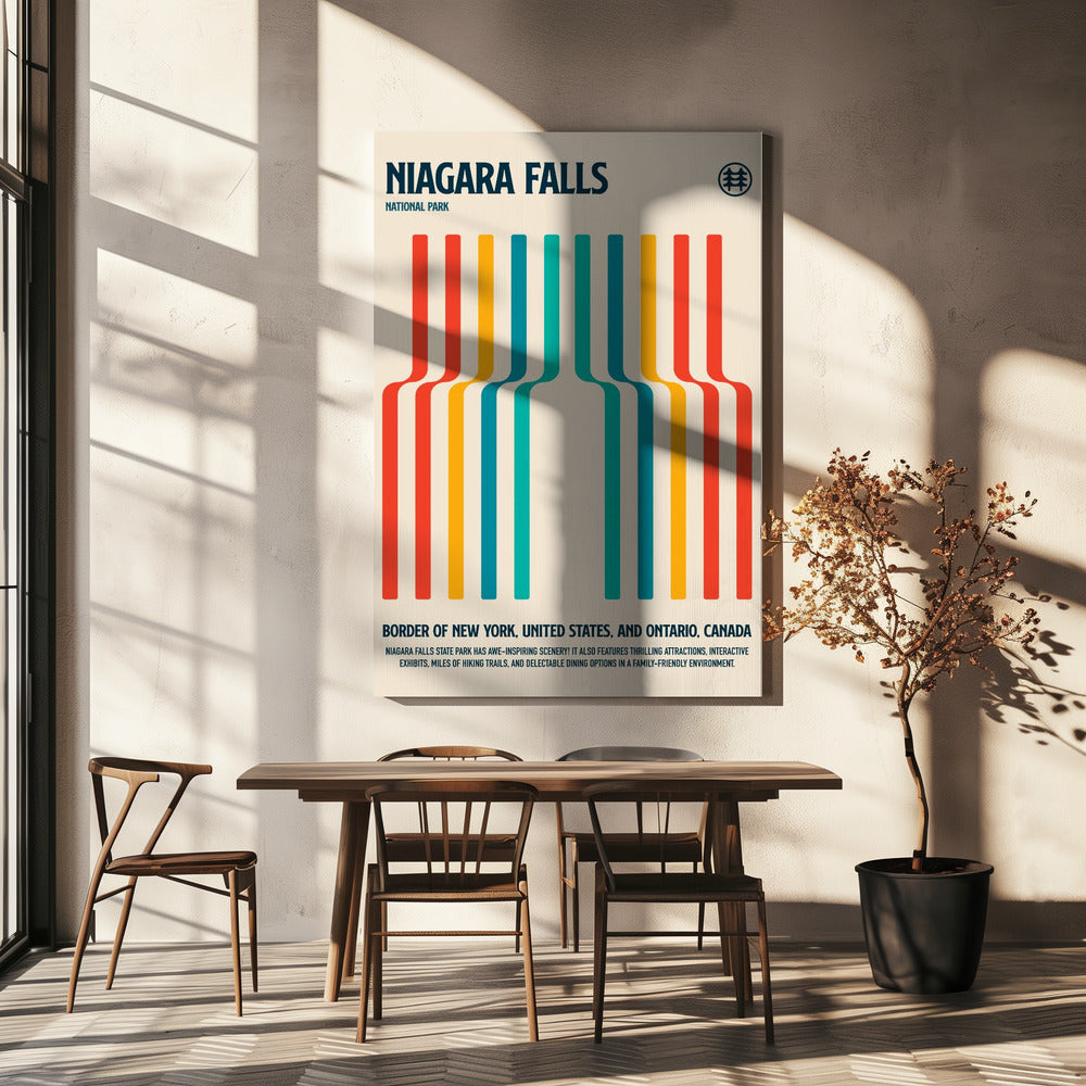 Voyage au parc national des chutes du Niagara Posters - Affiche Artistique | Tableaux sur Toile
