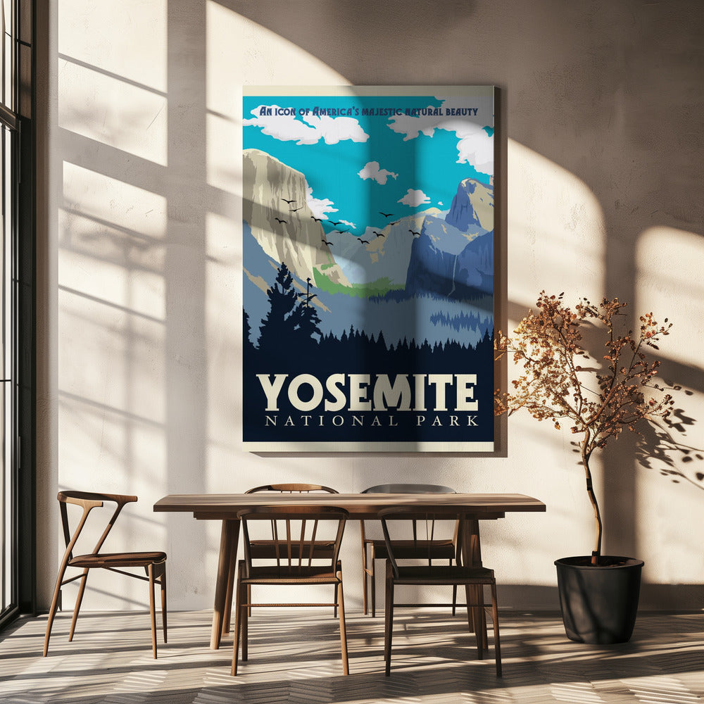 Impresión de viaje al Parque Nacional de Yosemite | Impresiones en Lienzo