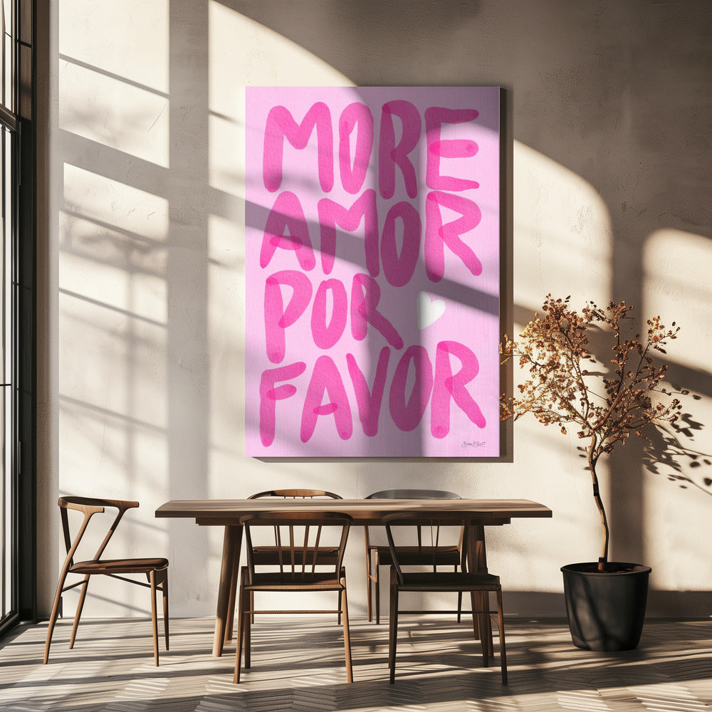 Plus d'amour s'il vous plaît | Tableaux sur Toile