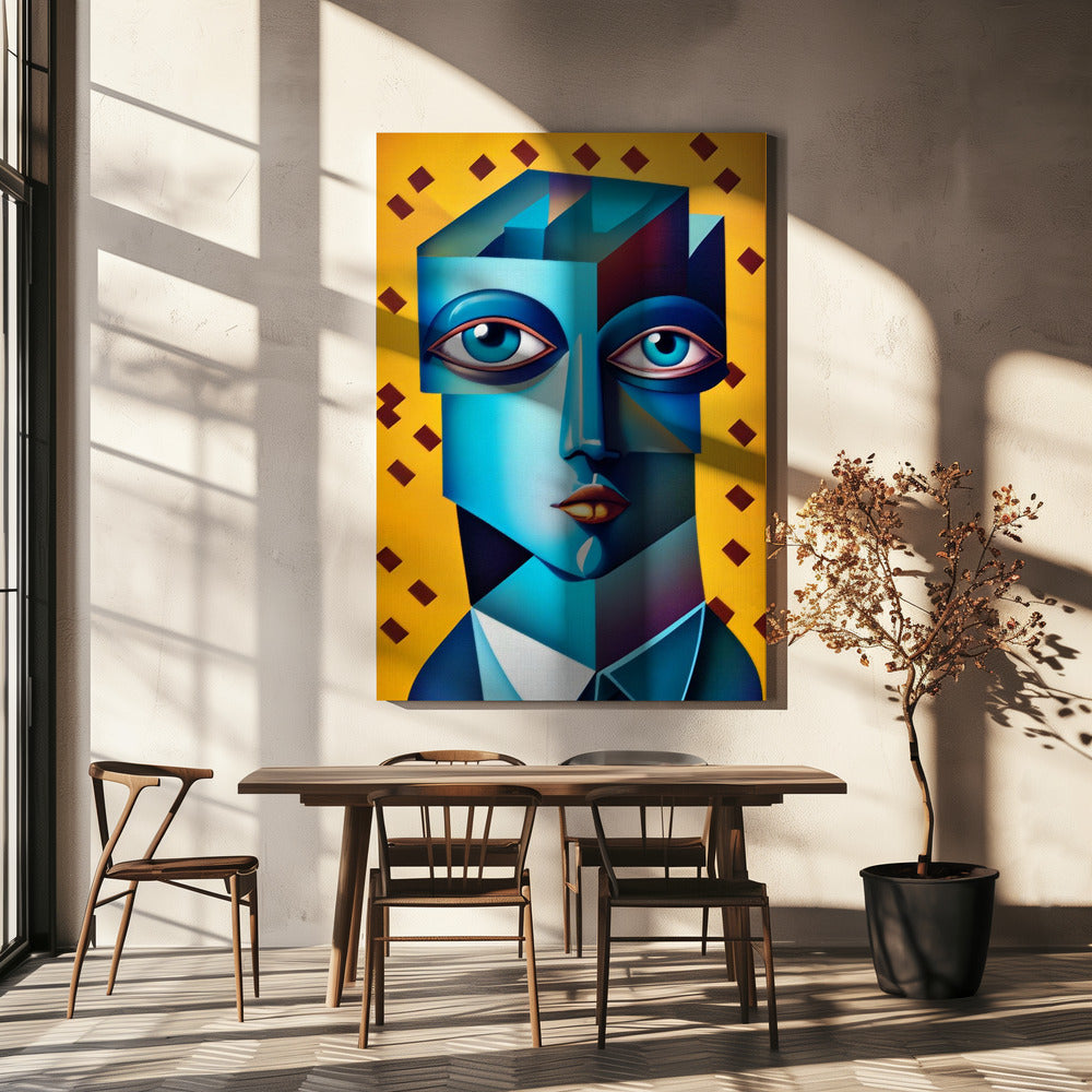 Cubist Abstract Face | Canvas
