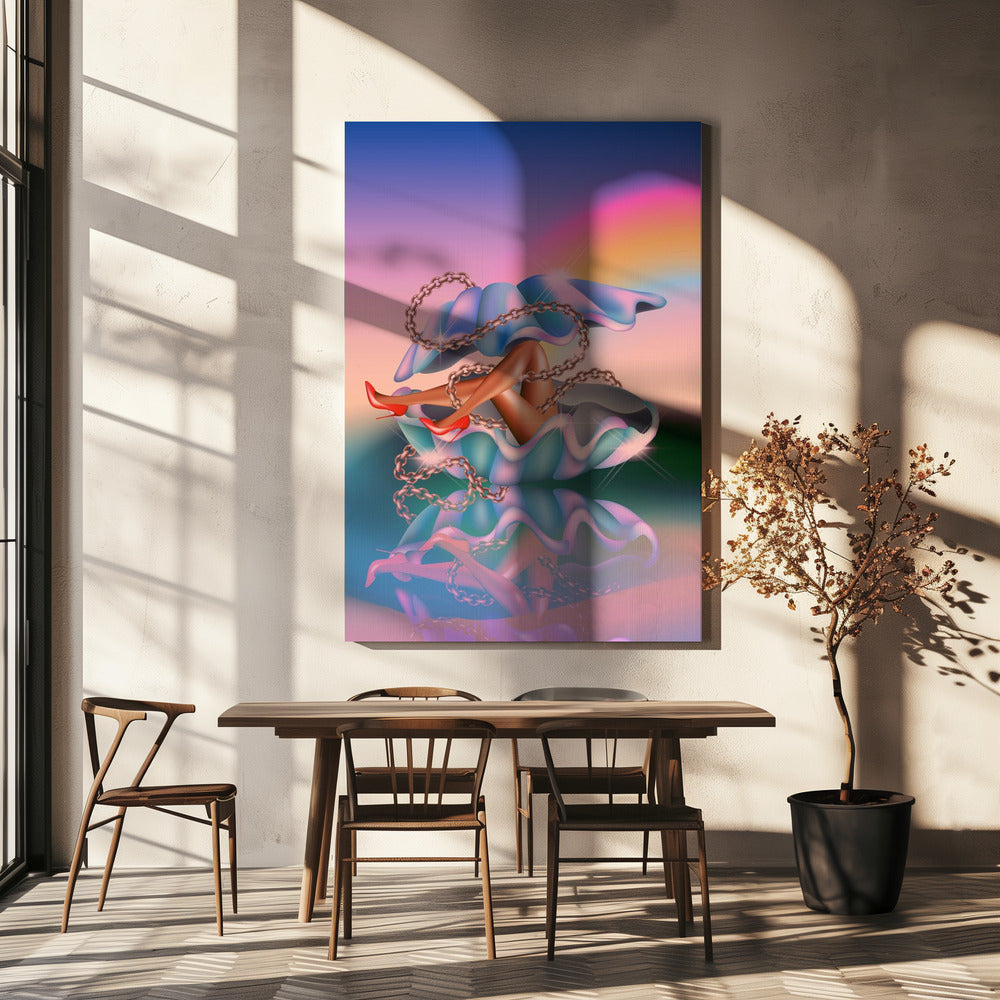 Legs In a Clam | Canvas