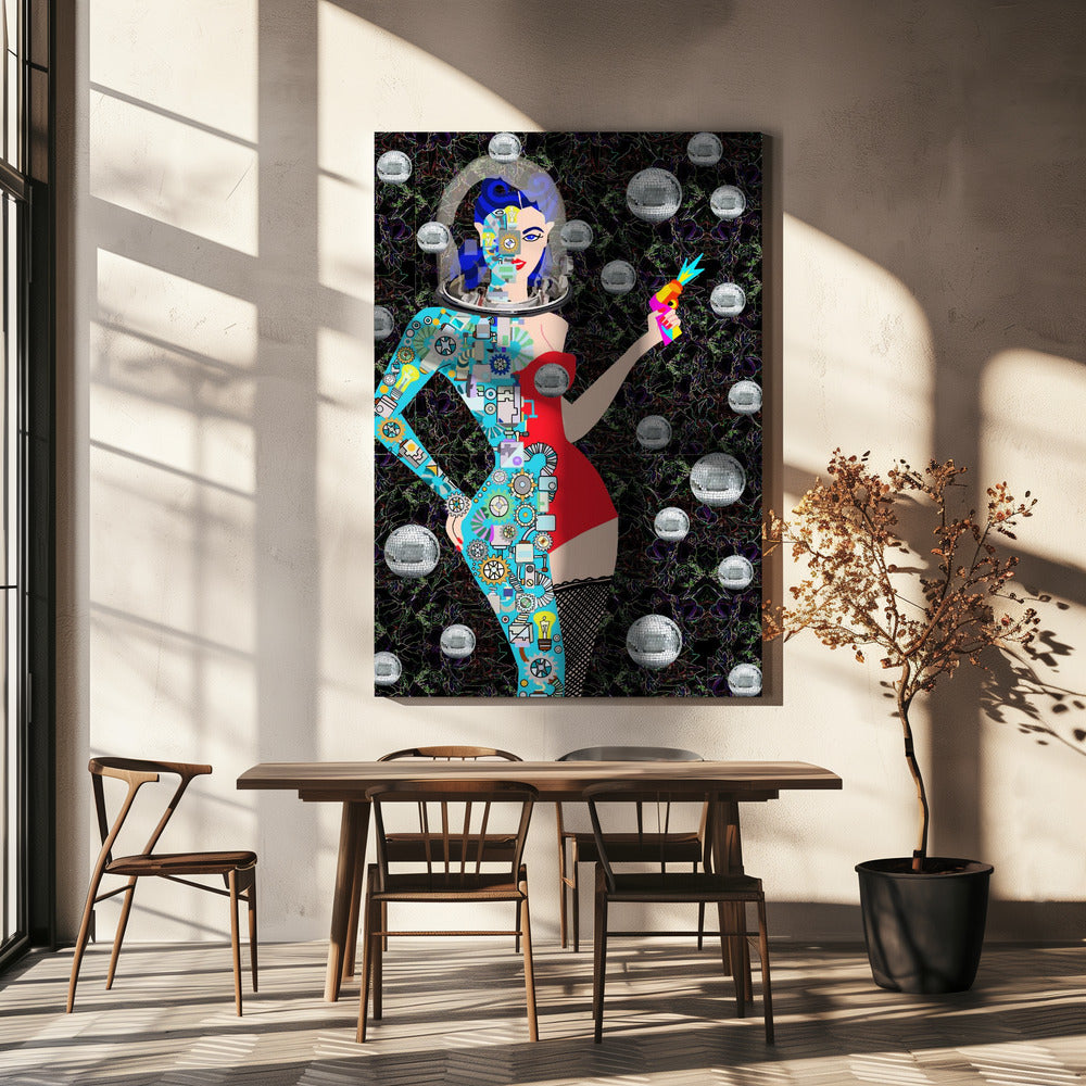 Disco Alien | Canvas