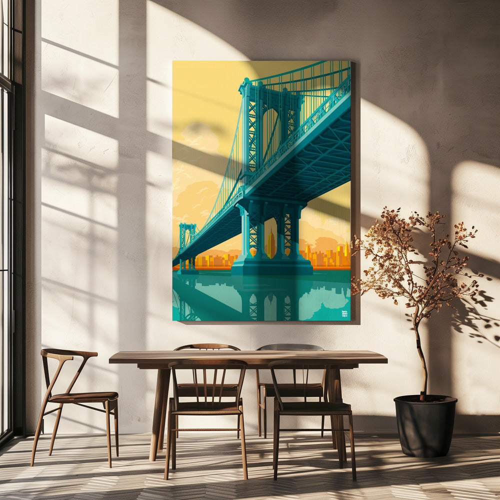New Yorkin Manhattanin silta | Canvastaulut