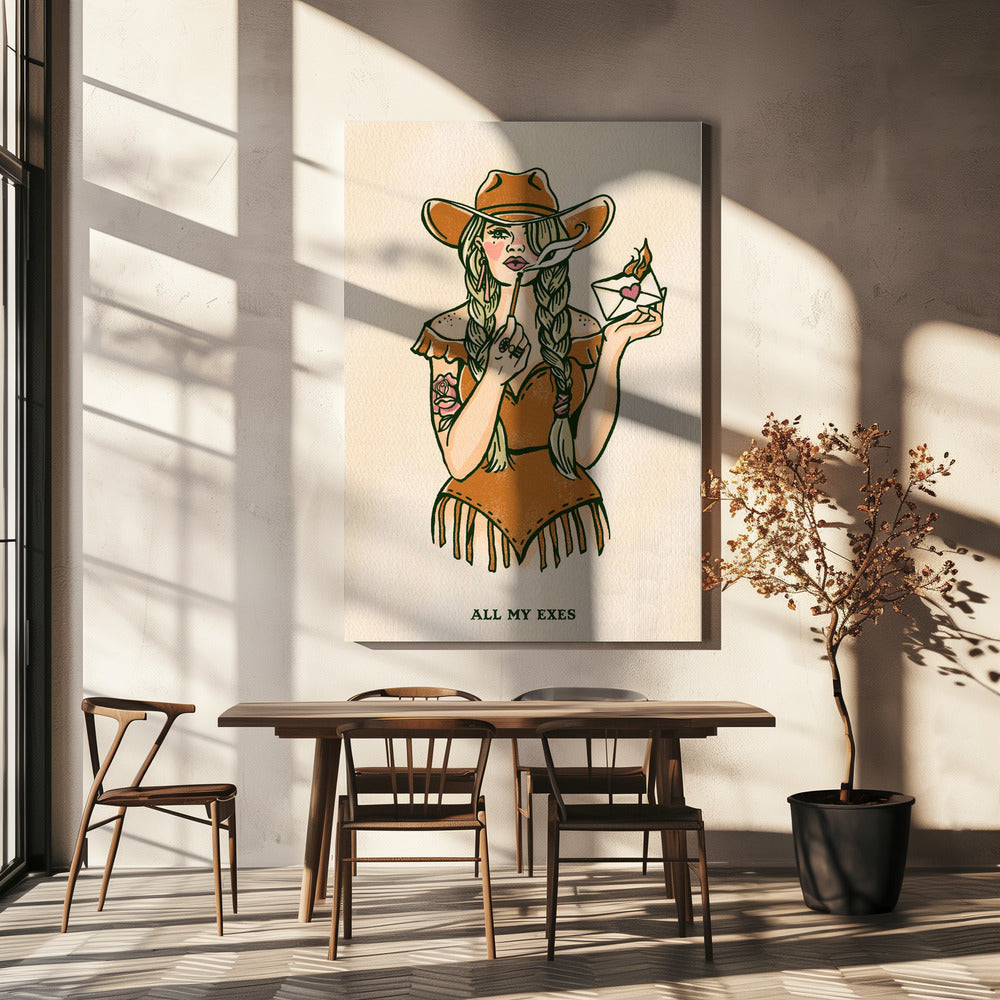 Tous mes ex 2 | Tableaux sur Toile