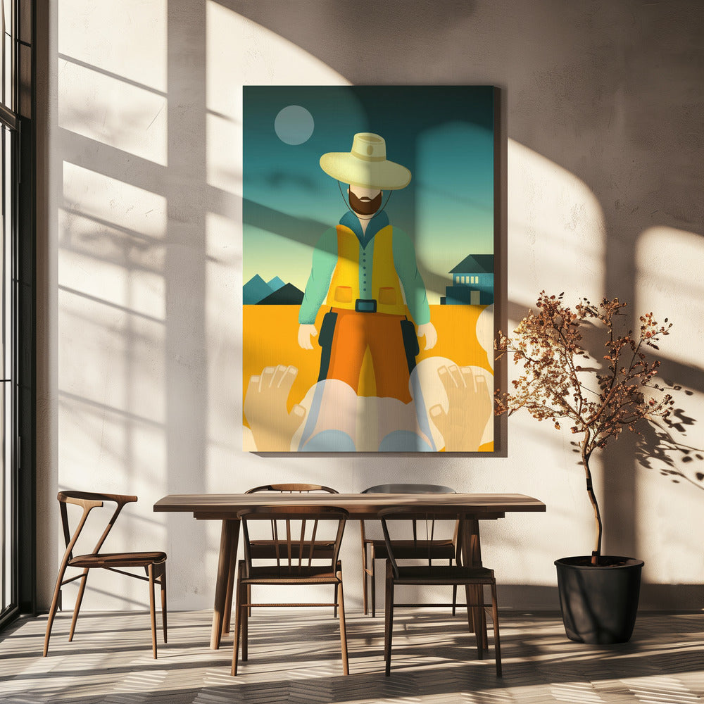 Confrontation au lever du soleil | Tableaux sur Toile