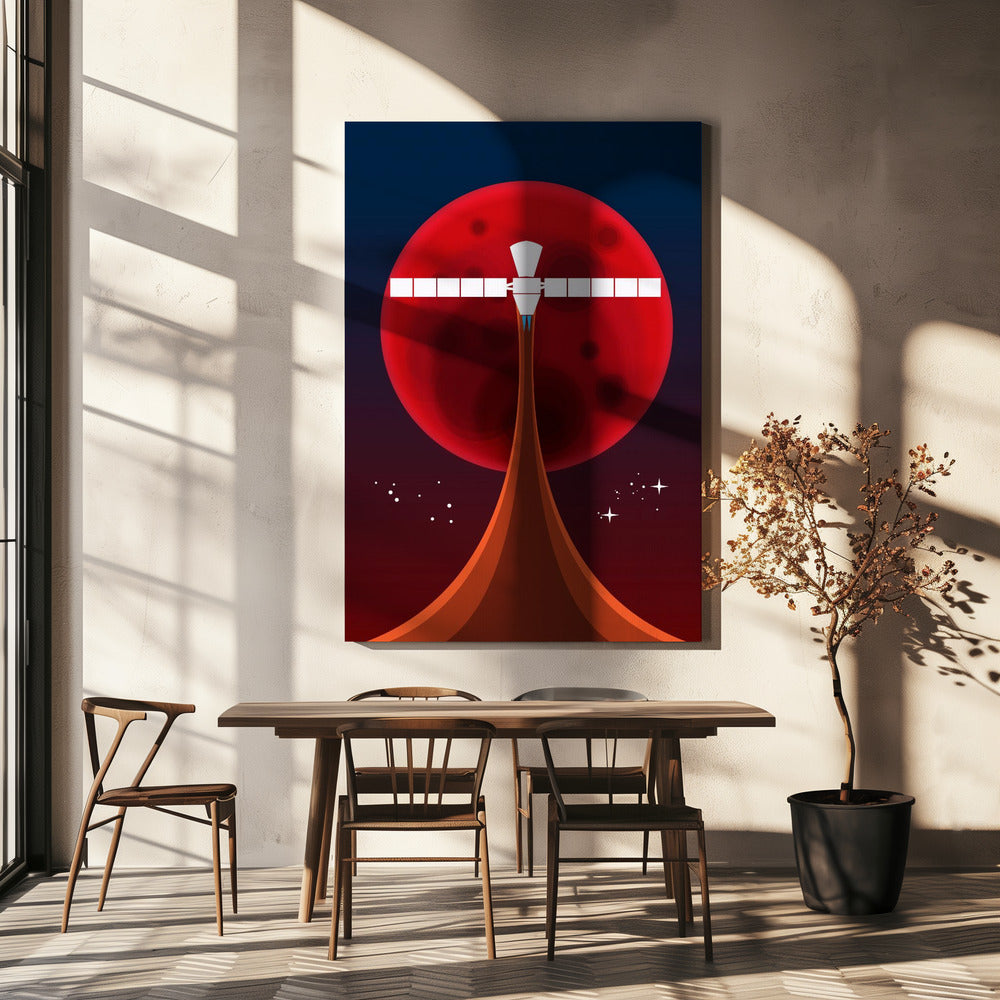 Mars-Weltraumkunst | Leinwand