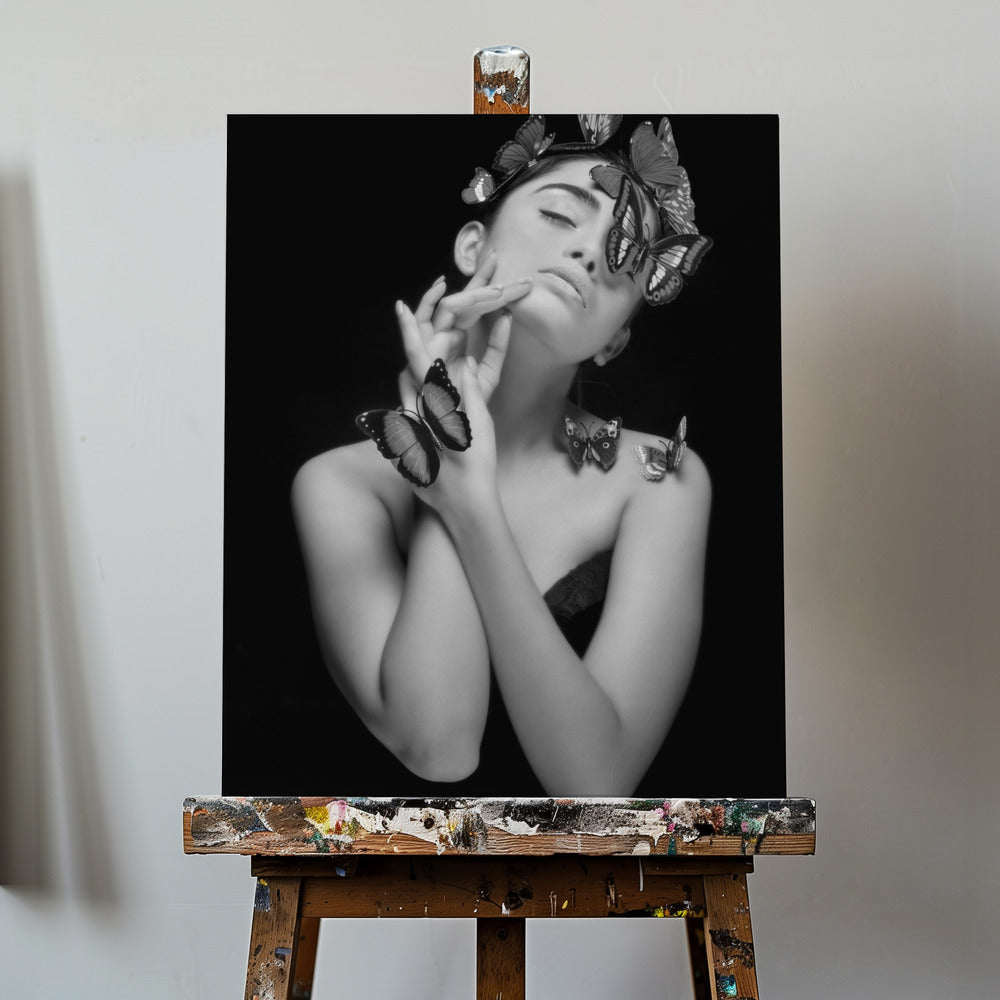 LA PASSION DE L'ÉLÉGANCE EN MONOCHROME | Tableaux sur Toile