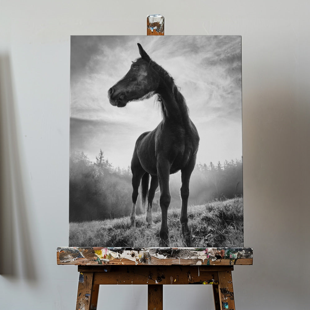 Cavallo retroilluminato | Stampe su Tela