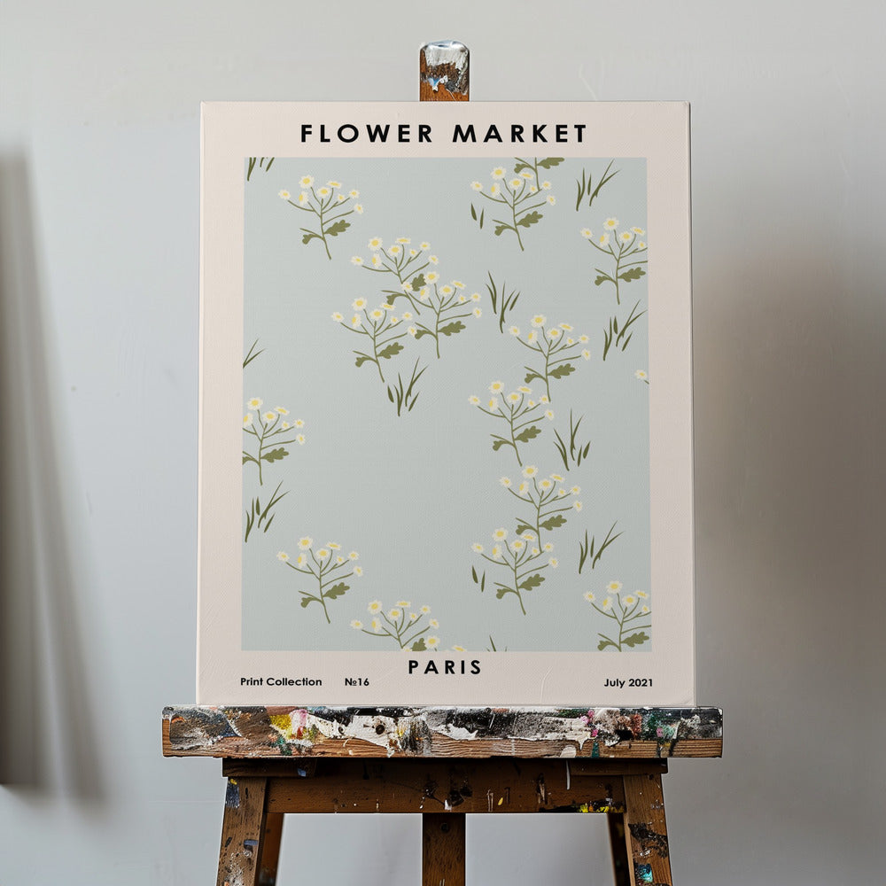 Blomstermarkedet i Paris | Lerretsbilder