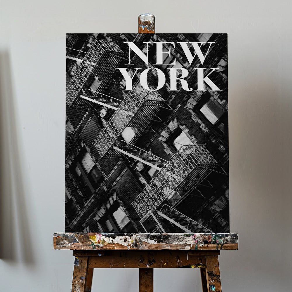 Brandstegar i New York | Canvas