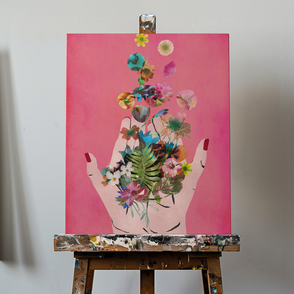 Fridas hender (rosa versjon) | Lerretsbilder