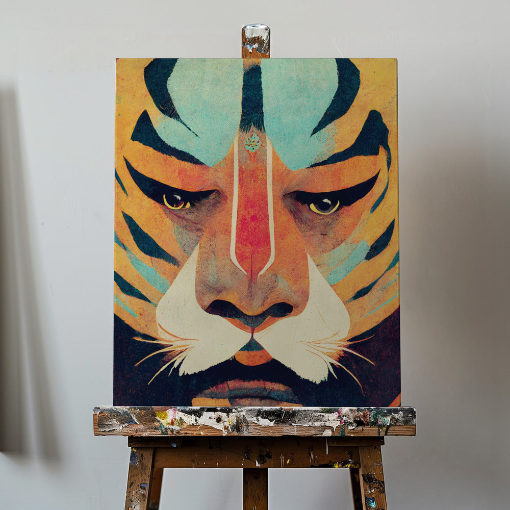 Sterk tiger | Lerretsbilder