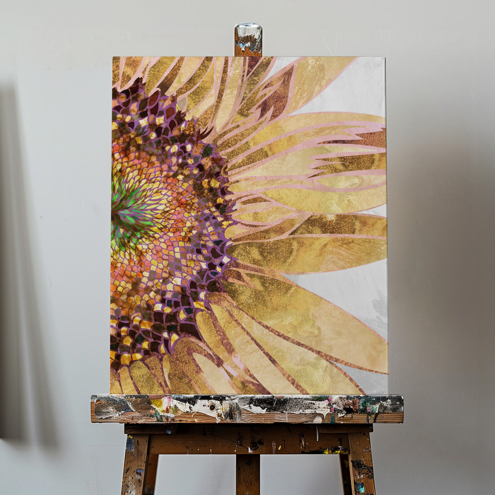 Girasole dorato | Stampe su Tela
