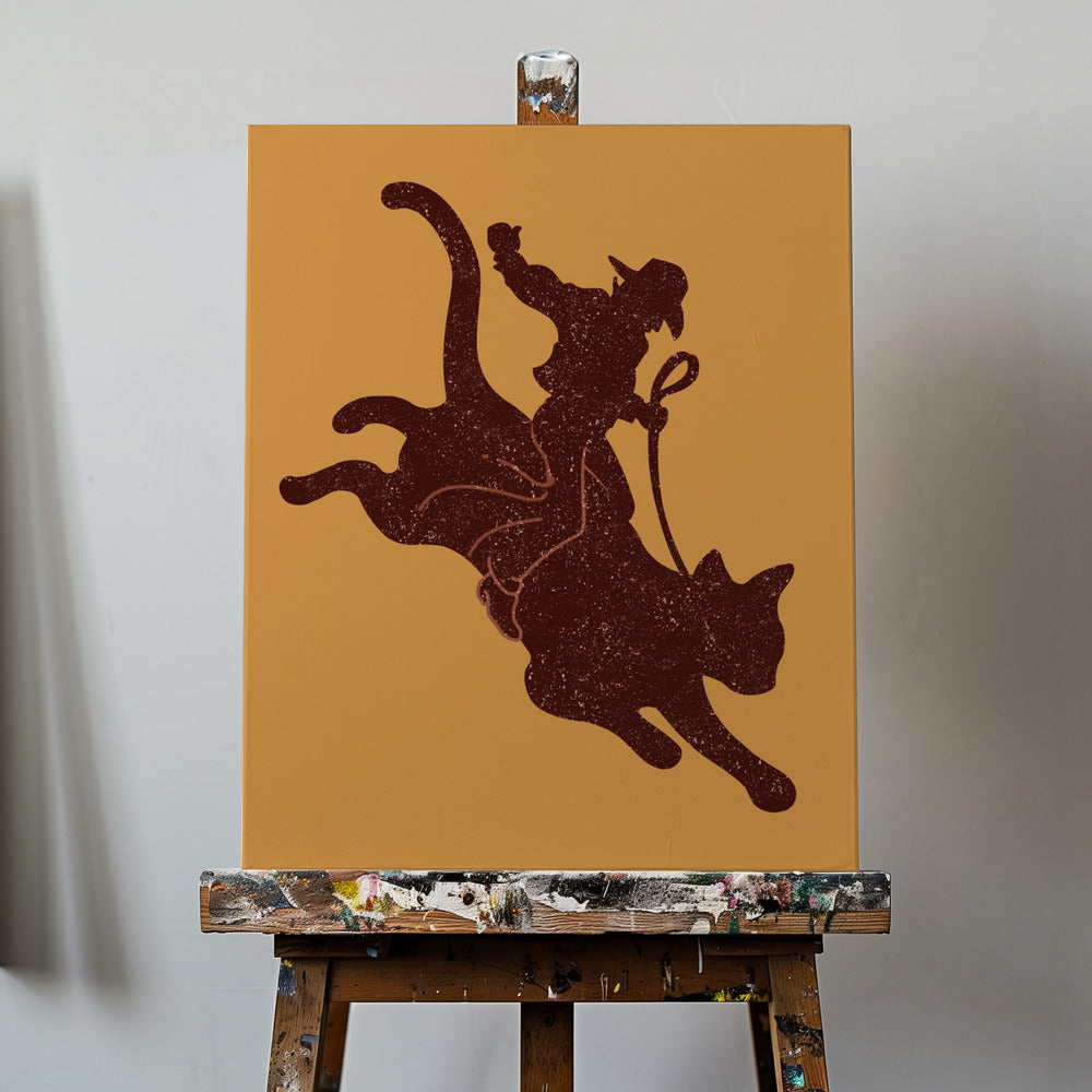RODEO KAT | Lærredsbilleder