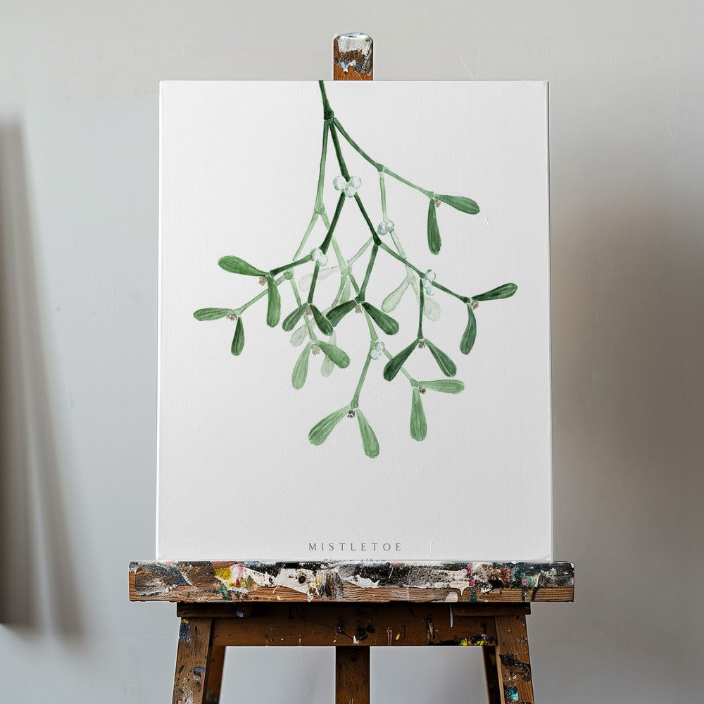 Akvarell mistel | Canvas