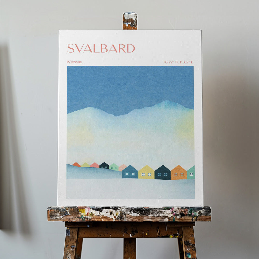 Svalbard, Norge | Lærredsbilleder
