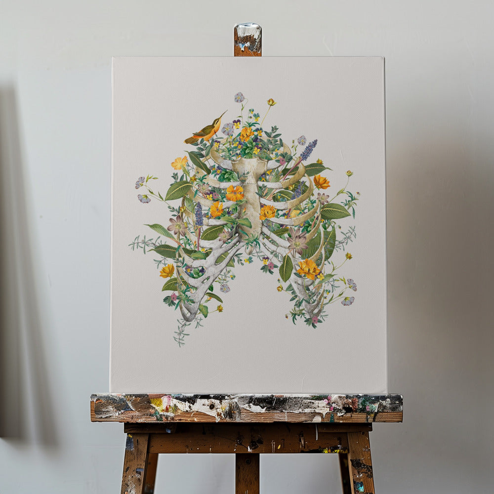 Blomsterbrystkasse | Lerretsbilder