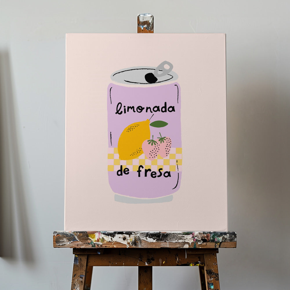 Limonada de fresa | Impresiones en Lienzo