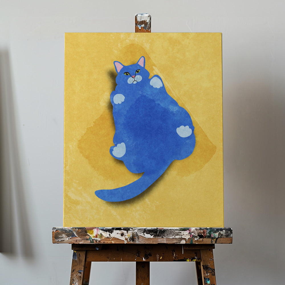 Fette Katze | Leinwand-Bilder