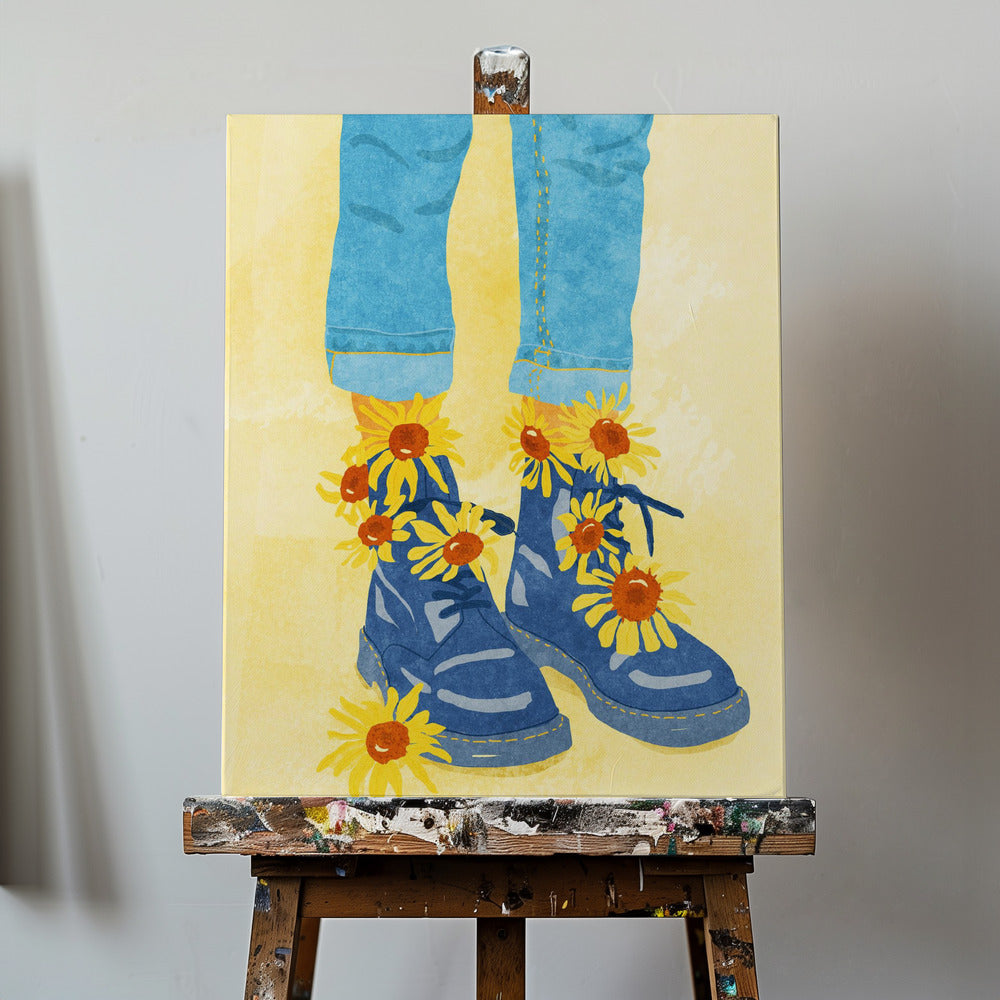 Sunflower Walk | Canvas