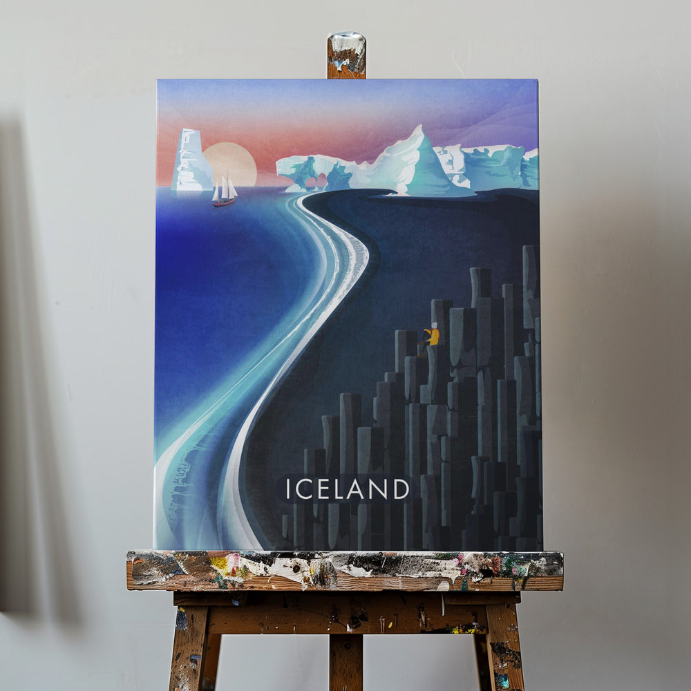 IJsland Tekst.png | Canvasprints