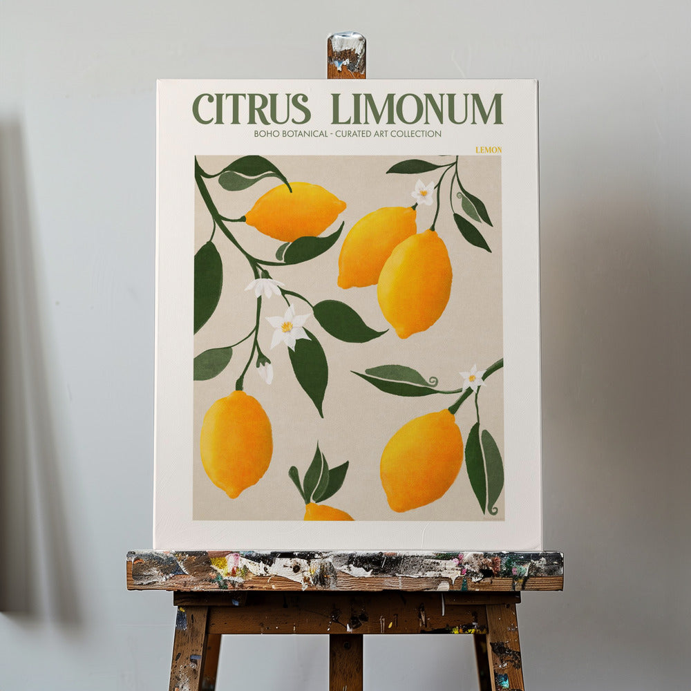 Citrus Limonum - Sitron | Lerretsbilder