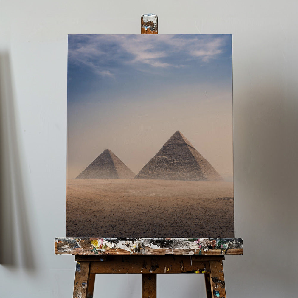 Grandi Piramidi di Giza, Il Cairo, Egitto | Stampe su Tela