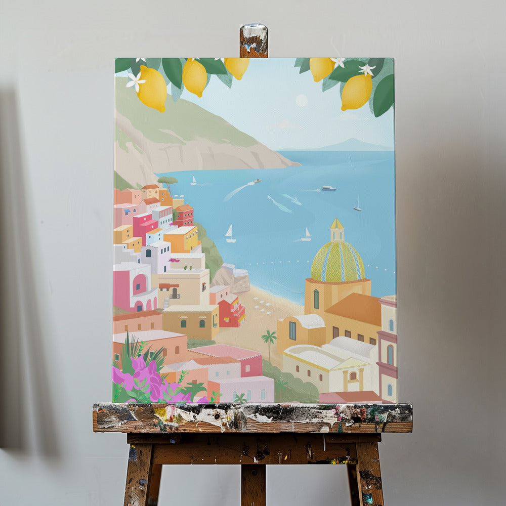 Positano, Italien | Leinwand-Bilder