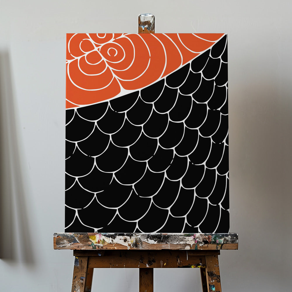 Sashimi Red and Black | Canvas