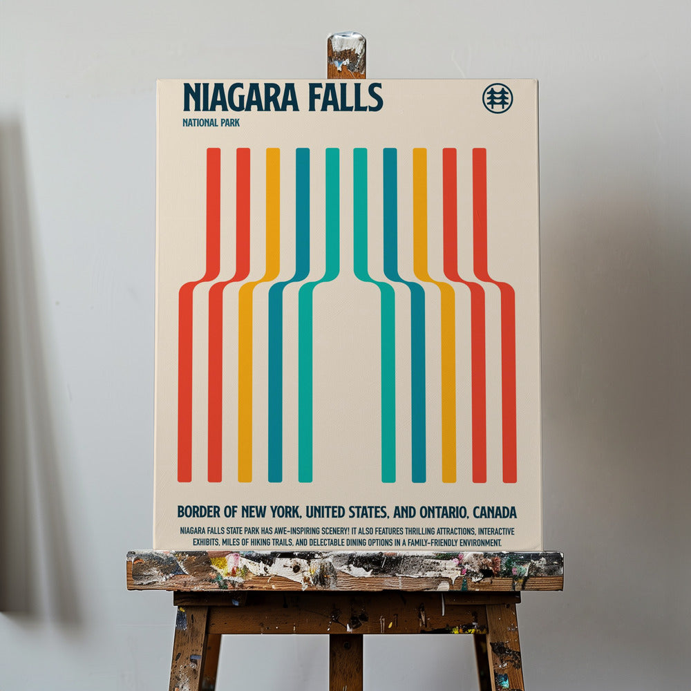 Voyage au parc national des chutes du Niagara Posters - Affiche Artistique | Tableaux sur Toile