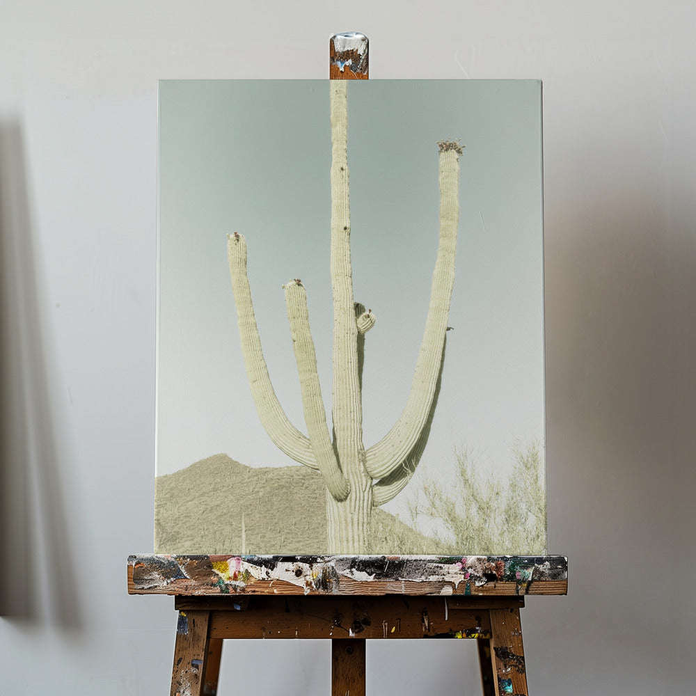 PARQUE NACIONAL SAGUARO Saguaro gigante vintage | Impresiones en Lienzo