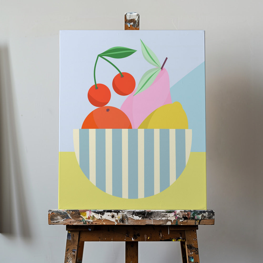 Obstschale | Leinwand