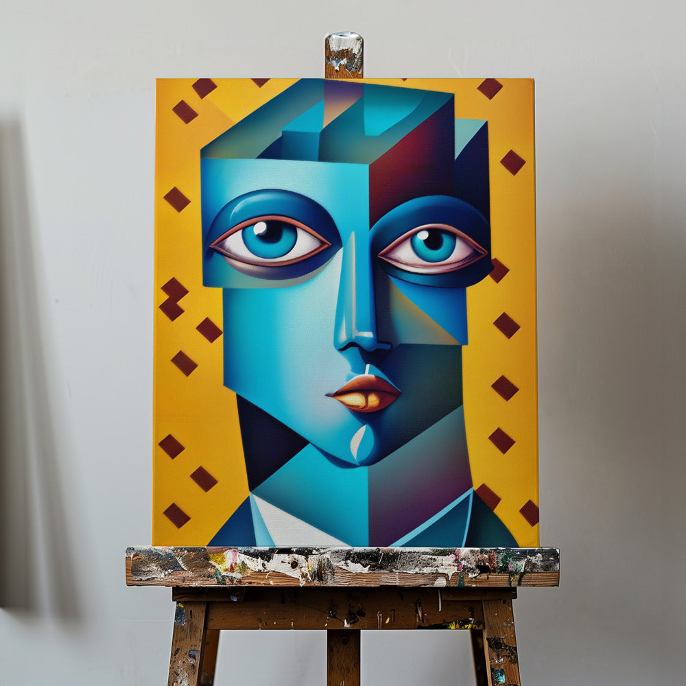 Cubist Abstract Face | Canvas