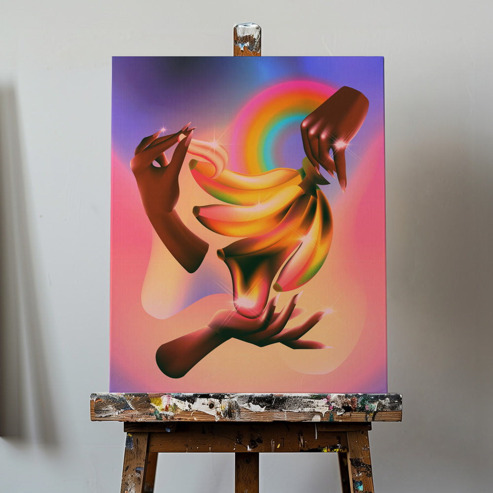 Melting Bananas | Canvas